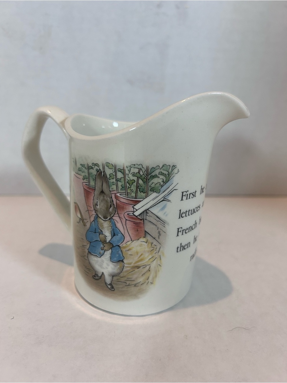 Wedgewood Peter Rabbit pitcher - Picture 3 of 5